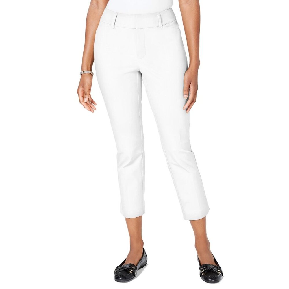 NWT Charter Club Womens Size 14 14x26 Newport Tummy-Control Cropped Pants NEW